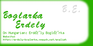 boglarka erdely business card